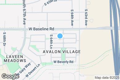Map image of the property - 6413 W Valencia Dr