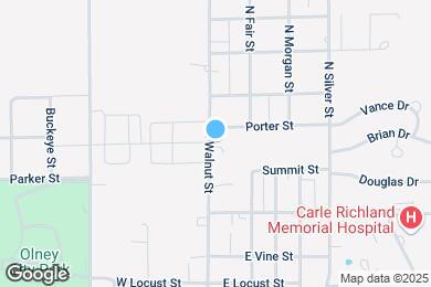 Map image of the property - 926 N Walnut St