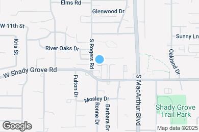 Map image of the property - 1214 S Rogers Rd