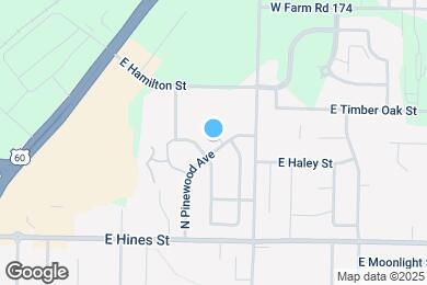 Map image of the property - 813 N Pinewood Ave