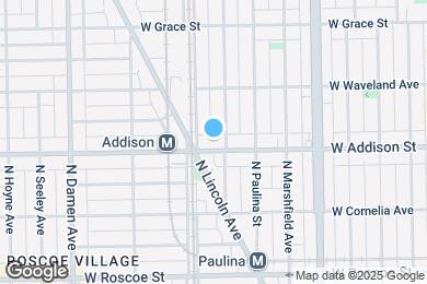 Map image of the property - 1742 W Addison St
