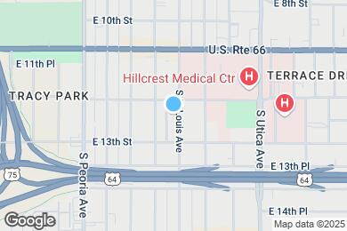 Map image of the property - 1216 S Saint Louis Ave