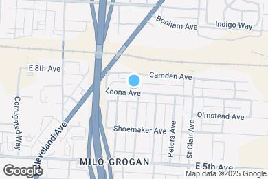 Map image of the property - 836 Leona Ave