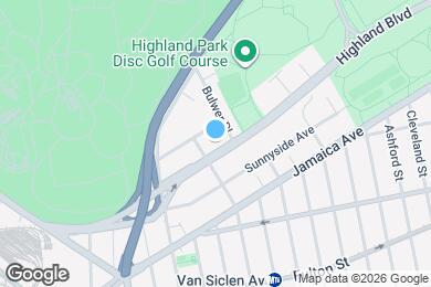 Map image of the property - 2BR 1BA Lower Level All Utilities Included w/ Laundry Beside Highland Park