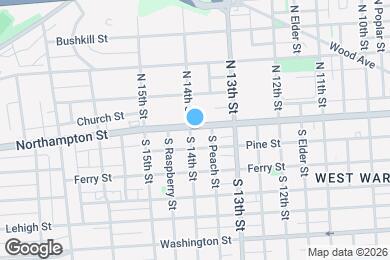 Map image of the property - 1350 Northampton St