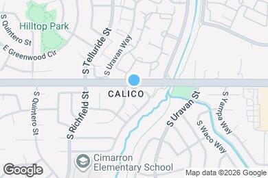 Map image of the property - 3500 S Telluride Cir