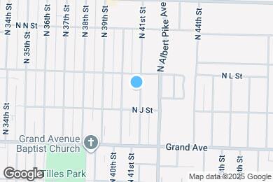 Map image of the property - 1301 N 41st St