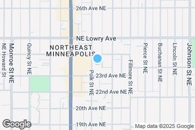 Map image of the property - 2317 Polk St NE