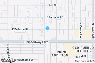 Map image of the property - 4302 E Bellevue St