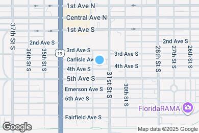 Map image of the property - 3171 4th Ave S