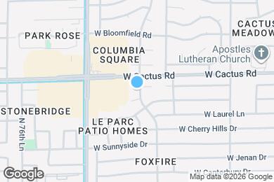 Map image of the property - 7303 W Shaw Butte Dr