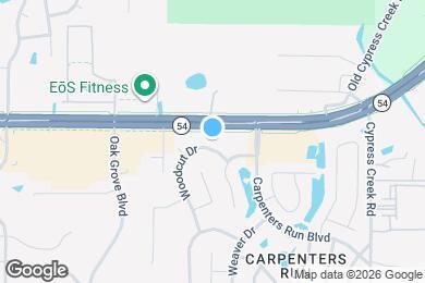 Map image of the property - 1933 Woodcut Dr