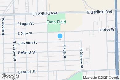 Map image of the property - 1640 E Division St