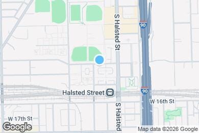 Map image of the property - 839 W 14th Pl