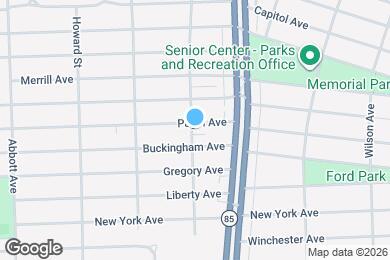 Map image of the property - 1343 Pagel Ave