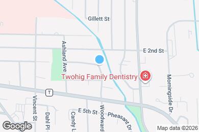 Map image of the property - 155 Woodward St