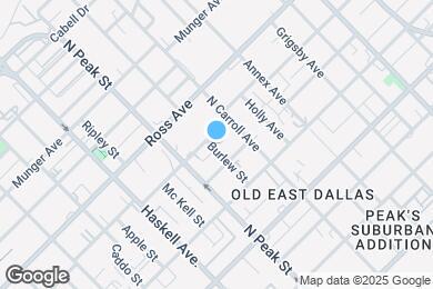 Map image of the property - 4400 San Jacinto St