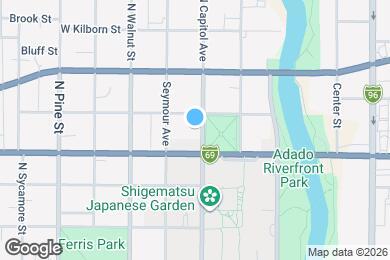 Map image of the property - 721 N Capitol Ave
