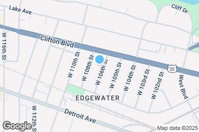 Map image of the property - 1278 W 106th St