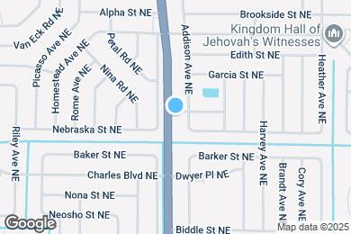 Map image of the property - 1706 Apache St NE