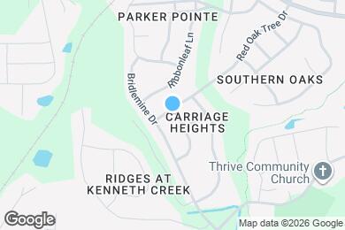 Map image of the property - 923 Red Oak Tree Dr
