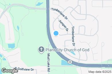 Map image of the property - 1403 Live Oak Ct