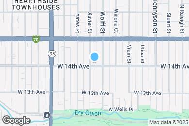 Map image of the property - 4825 W 14th Ave