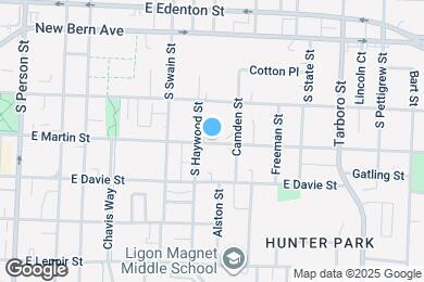 Map image of the property - 707 E Martin St