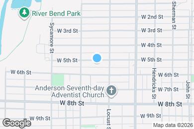 Map image of the property - 1225 W 5th St