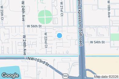 Map image of the property - 5400 W 21st Ct