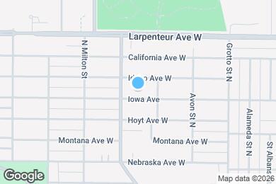 Map image of the property - 873 Iowa Ave W