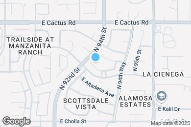 Map image of the property - 9426 E Jenan Dr