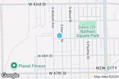 Map image of the property - 4500 S Honore St