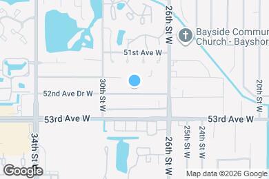 Map image of the property - 2803 52nd Ave Dr W