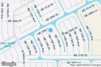Map image of the property - 3757 NE 14th Ave