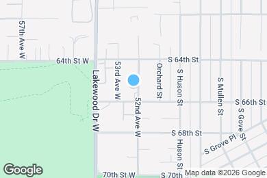 Map image of the property - 5207 66th St W