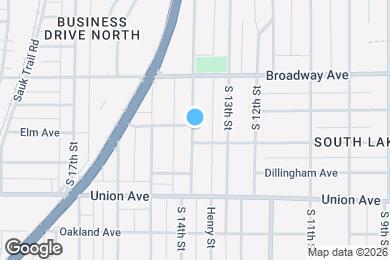 Map image of the property - 1809 S 14th St