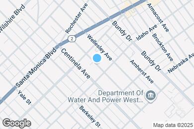 Map image of the property - 1558 S Carmelina Ave