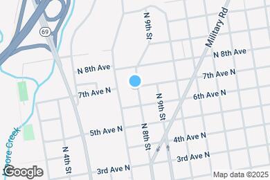 Map image of the property - 625 8th St N
