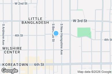 Map image of the property - 400 S Berendo St