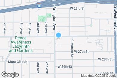 Map image of the property - 2278 W Adams Blvd