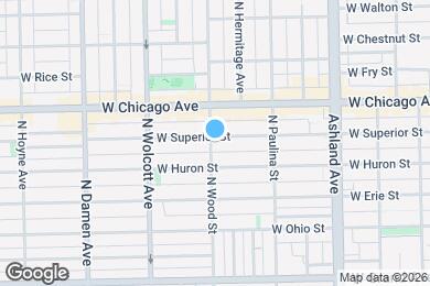 Map image of the property - 1759 W Superior St