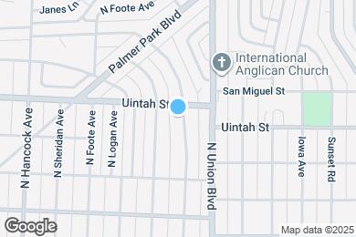 Map image of the property - 1124 N Meade Ave