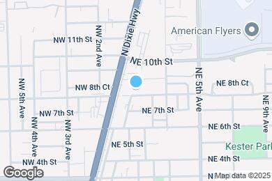 Map image of the property - 107 NE 8th St