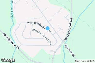 Map image of the property - 1808 W Creeksedge Way