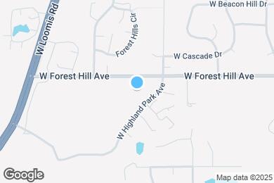 Map image of the property - Foresthill Highlands Apartments & Townhomes 55+
