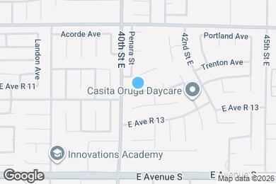 Map image of the property - 4034 E Ave R