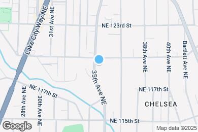 Map image of the property - 11746 35th Ave NE