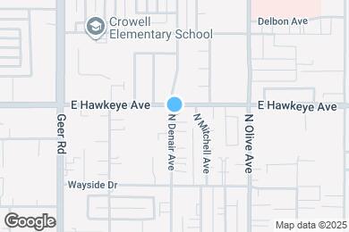 Map image of the property - 1580 N Denair Ave