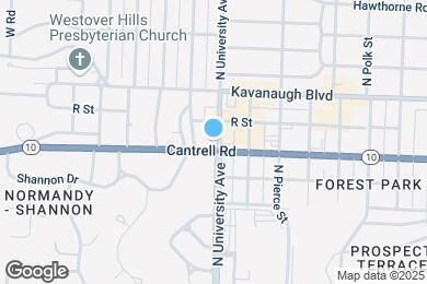 Map image of the property - 6100 Cantrell Rd